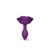 Силіконова анальна пробка Love To Love OPEN ROSES S SIZE - PURPLE RAIN