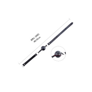 Повітропроникний кляп Alive Discretion Black. Photo 2