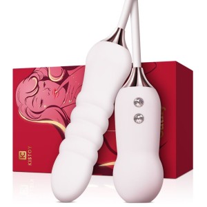 Пульсатор з вакуумним стимулятором KISTOY Cathy White на гнучкому з'єднанні. Photo 2