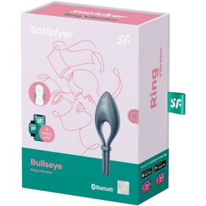 Эрекционное смарт виброкольцо лассо с регулировкой размера Satisfyer Bullseye Dark Blue. Photo 3