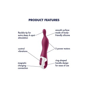 Вібратор для точки А Satisfyer A-Mazing 1 Berry. Photo 3