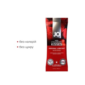 Набір лубрикантів Foil Display Box – JO H2O Lubricant – Strawberry – 12 × 10ml – підходять для ораль. Photo 3