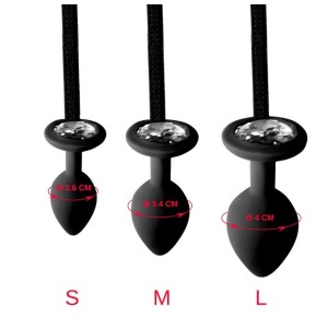 Чоловічі труси XS-2XL із силіконовою анальною пробкою Art of Sex - Joni plug panties size L Black. Photo 3