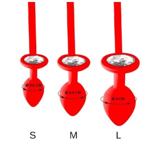 Чоловічі труси XS-2XL із силіконовою анальною пробкою Art of Sex - Joni plug panties size M Red. Photo 3