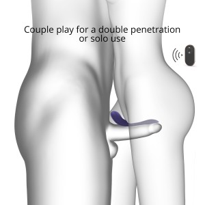 Вібратор для пар із пультом ДК Love To Love MATCH UP - MIDNIGHT INDIGO. Photo 3