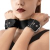 Нашийник з наручниками із натуральної шкіри Art of Sex - Bondage Collar with Handcuffs
