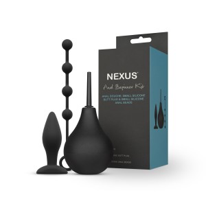 Набір новачка для анальної стимуляції Nexus ANAL BEGINNER KIT, спринцівка 224 мл, анальне намисто 20. Photo 2