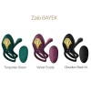 Смартэрекционное кольцо Zalo — BAYEK Velvet Purple, двойное с вводимой частью, пульт ДУ