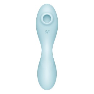 Вакуумний смарт-стимулятор із вібрацією Satisfyer Curvy Trinity 5 (Blue)  (порвана упаковка!!!). Photo 3