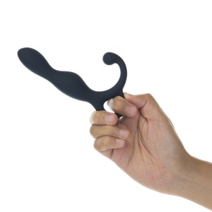 Масажер простати Lux Active LX1 Anal Trainer 5.75″, Dark Blue, віброкуля в комплекті. Photo 2