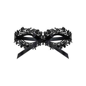 Мереживна маска Obsessive A710 mask, єдиний розмір, чорна. Photo 3