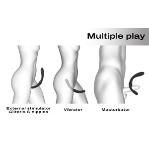 Вібратор-стимулятор Dorcel INFINITE JOY BLACK, багатофункціональний, унісекс. Photo 3