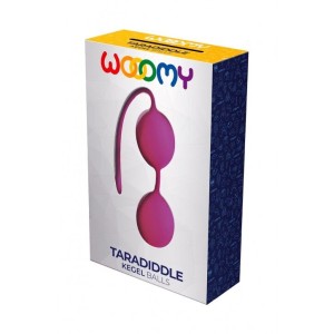 Вагінальні кульки Wooomy Taradiddle Kegel Ball, діаметр 3,5 см, маса 54 г. Photo 3