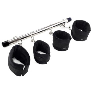 Колодка-розпірка для рук та ніг Art of Sex -Bondage  Soft Touch BDSM Spreader, колір чорний. Photo 2
