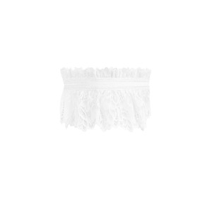 Ажурна підв’язка Obsessive Amor Blanco garter, white. Photo 3