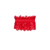 Ажурна підв’язка Obsessive Amor Cherris garter, red