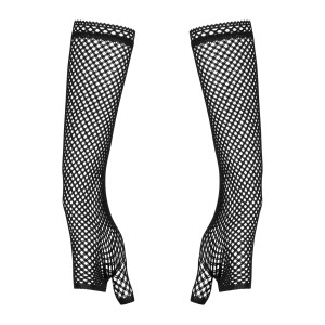 Сітчасті мітенки Obsessive Darkie mittens, black. Photo 2