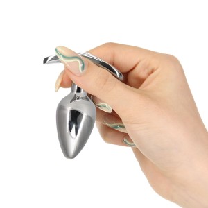 Анальна пробка Pillow Talk Sneaky Luxurious Stainless Steel Anal Plug із кристалом Swarovski. Photo 3