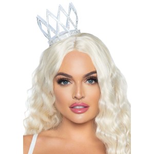 Корона зі стразами Leg Avenue Faux rhinestone die cut crown, з резиночками для кріплення
