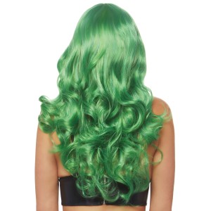 Хвиляста перука Leg Avenue Misfit Long Wavy Wig Green, довга, реалістичний вигляд, 61 см. Photo 2