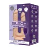 Подвійний фалоімітатор з вібрацією SilexD Double Gusto Vibro Flesh (Model 1 size 8