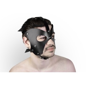 Шкіряна маска собаки 2в1 Feral Feelings, знімна морда. Photo 2