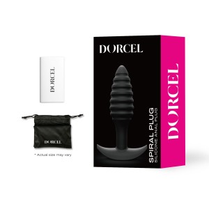 Анальна пробка Dorcel SPIRAL PLUG, діаметр 3 см, силікон. Photo 3