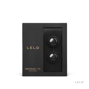 Вагінальні кульки LELO Luna Beads Noir Black, зміщений центр ваги, діаметр 2,9 см, 2х37 г. Photo 3