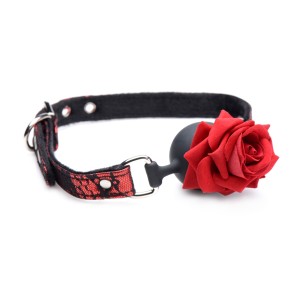Кляп Master Series Eye-Catching Ball Gag With Rose. Photo 2