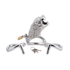 Клітка для члена Master Series Tiger King Cock Cage With Lock. Photo 2