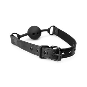 Кляп Bedroom Fantasies Ball Gag Breathable Silicone - Black. Photo 2
