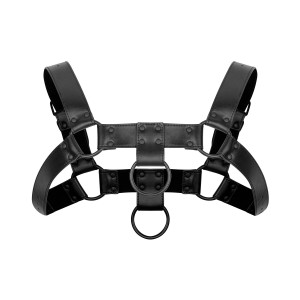 Портупея Bedroom Fantasies Bruno Chest Bulldog Harness - Black. Photo 2