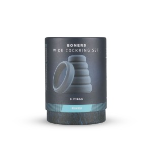 Набір ерекційних кілець Boners 6-Piece Cock Ring Set. Photo 2