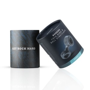 Ерекційне кільце Boners Cock Ring And Ball Stretcher - Grey. Photo 2