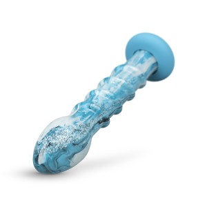 Скляний дилдо Gildo - Ocean Wave Glass Dildo. Photo 3