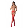 Еротичні колготки-бодістокінг Passion S028 red