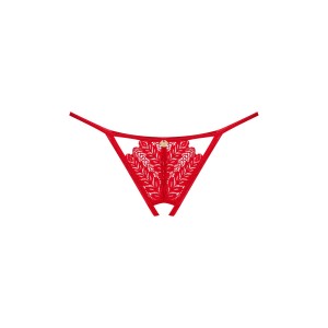 Трусики Obsessive Ingridia crotchless thong XL/2XL. Photo 3