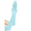 Довгі рукавички Leg Avenue Extra Long Satin Gloves light blue